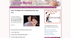 Desktop Screenshot of girlgetsmarried.com